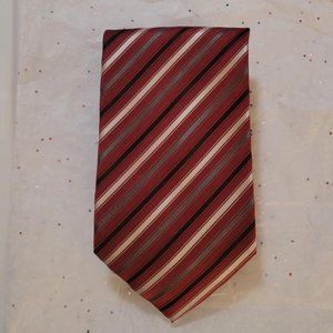 Geoffrey Beene Men's Stripe Silk Tie, NWT